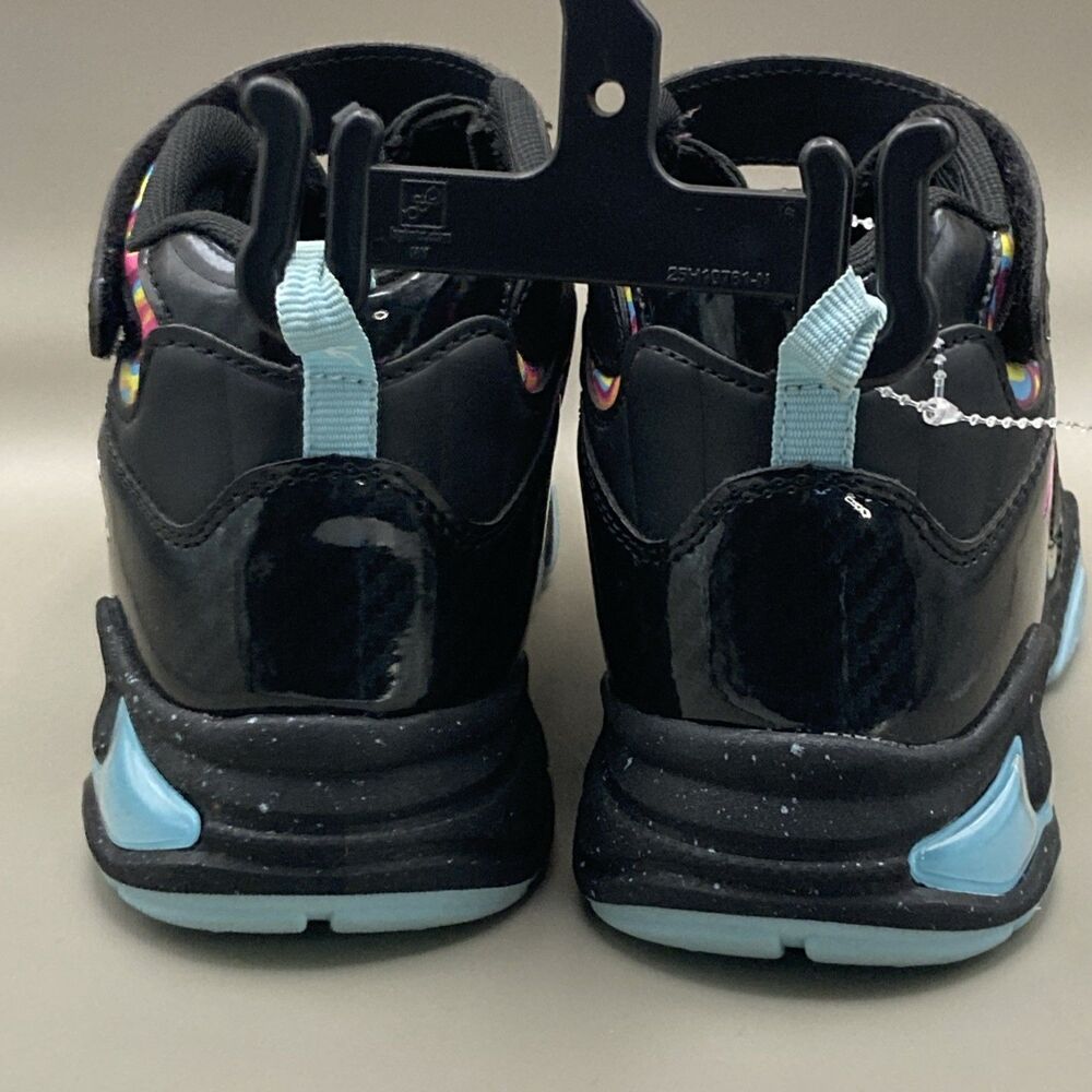 AND1 Little Boys' Shoes Sz 4 Hi-Top Zip Athletic Sneakers color MULTICOLOR NEW - Picture 4 of 6